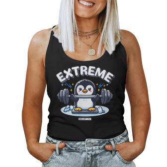 Pingüino Extremo Divertido Lindo Entrenamiento De Las Es Entrenamientos Camiseta sin mangas para mujer - Regaloses