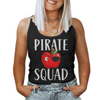 Pirate SquadPirate Teacher Team Crew Talk Like A Pirate Day Women Tank Top - Thegiftio UK