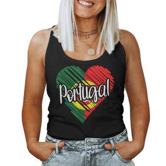 Portugal For Portuguese Heart Flag For Portugal Tank Top Frauen - Geschenkecke