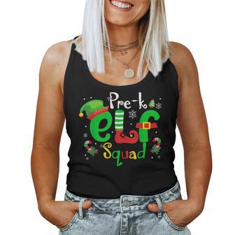 Pre K Elf Squad Christmas Matching Boys Girls Women Tank Top - Thegiftio UK
