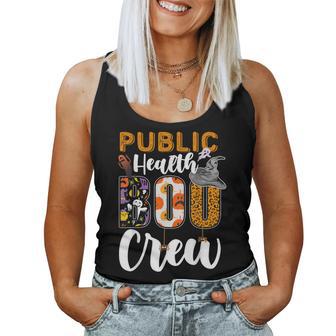 Public Health Boo Crew Halloween Matching Nurse Women Tank Top - Thegiftio UK