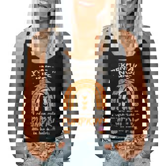 Rainbow Perinatal Nurse Halloween I Care For Cutest Pumpkins Women Tank Top - Monsterry