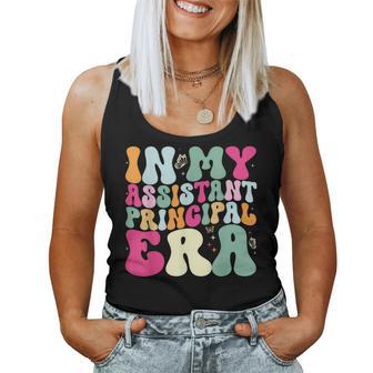 Retro Groovy In My Assistant Principal Era School Worker Women Tank Top - Thegiftio UK
