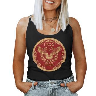 Roman Eagle Legio X Equestris Roman Legion Emblem Tank Top Frauen - Geschenkecke