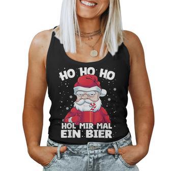 Santa Claus Beer Christmas Ho Ho Hol Mir Mal Ein Bier Tank Top Frauen - Geschenkecke