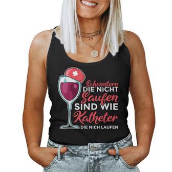 Schwestern Die Nicht Saufen Nurse Tank Top Frauen - Geschenkecke