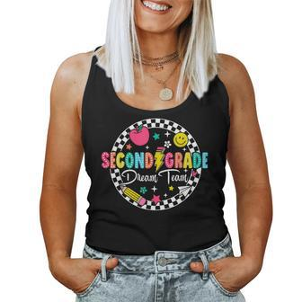Second Grade Dream Team Bruh Back To School Tour On Back Women Tank Top - Monsterry CA