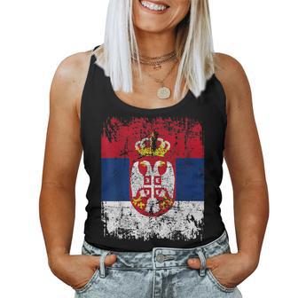 Serbia Flag For And Serbia Tank Top Frauen - Seseable