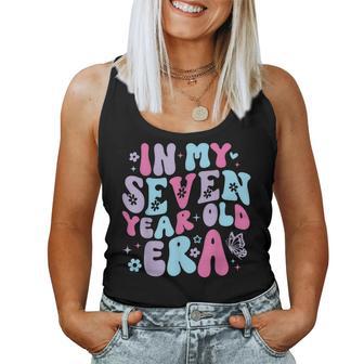 In My Seven Year Old Era Girl Boy 7Th Birthday 7 Year Old Women Tank Top - Thegiftio UK
