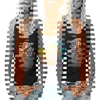 Sol Y Luna Espiritual Esotérico Bohemio Cuello Camiseta sin mangas para mujer - Regaloses