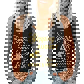 Stepping Into My August Birthday Girls Shoes Bday Women Tank Top | Seseable CA
