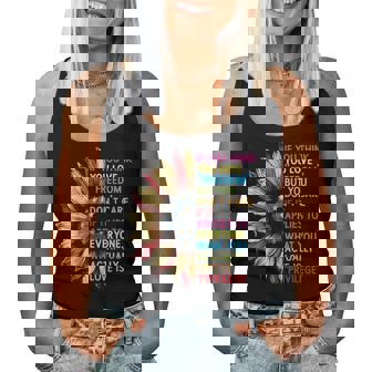 Sunflower If You Think You Love Freedom But You Don't Care Women Tank Top | Seseable UK