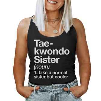 Taekwondo Sister Definition Sports Martial Arts Women Tank Top - Monsterry CA