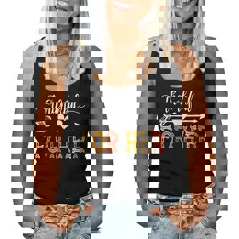 Thankful For Her Thanksgiving Matching Couple Women Women Tank Top - Thegiftio UK