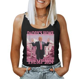 Trump Daddys Home Trump 2024 4Th Of July Women Women Tank Top - Monsterry DE