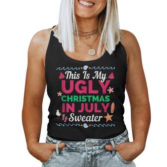 This Is My Ugly Christmas In July Sweater Summer Men Women Tank Top - Thegiftio UK