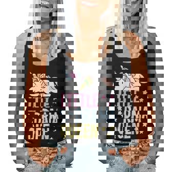 Unicornio Para Niña Unicornio Little Drama Queen Camiseta sin mangas para mujer - Regaloses