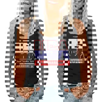 Usa Team Skateboarding & American Sports Women Tank Top - Thegiftio UK