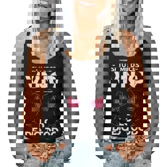 Vino Tinto Si Tù Me Dicesino Lo Dejo Todo Ino Cuello Camiseta sin mangas para mujer - Regaloses