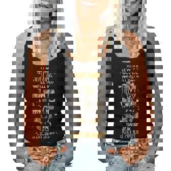 Vintage Dog Saying Sarcastic Dogs Lover Dog Is Best Friend Women Tank Top - Monsterry