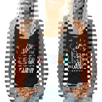 Wedding Planning Not Lesson Engaged Teacher Wedding Women Tank Top - Monsterry