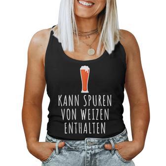 Wheat Beer Kann Trurenon Weizen Halten May Not Contain Traces Tank Top Frauen - Geschenkecke