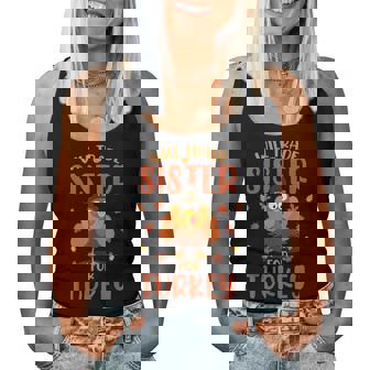 Will Trade Sister For Turkey Fall Family Thanksgiving Women Tank Top - Monsterry