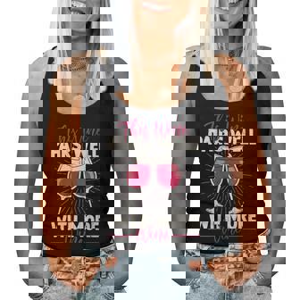 Wine Pairs Well With More Wine Fun Drinking Drinker Graphic Women Tank Top | Seseable UK