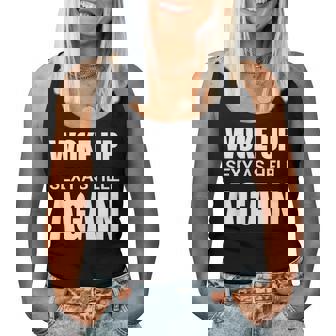 I Woke Up Sexy As Hell Again Sarcastic Saying Women Tank Top - Monsterry