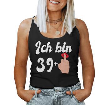 Women's 40Th Birthday 39 Plus Middle Finger 39 Tank Top Frauen - Geschenkecke