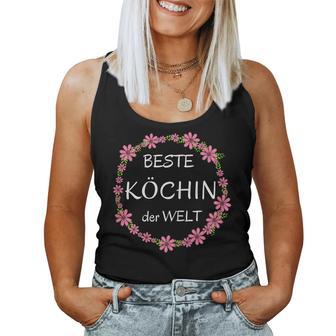 Women's Beste Köchin Der Welt Saying Chef Kitchen Tank Top Frauen - Geschenkecke