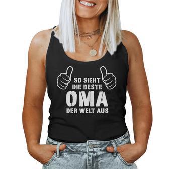 Women's Beste Oma Der Welt Tank Top Frauen - Geschenkecke