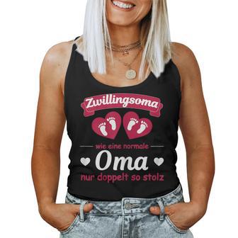 Women's Grandmaon Zwillingen Pregnancy Grandchildren Twin Soma Tank Top Frauen - Geschenkecke