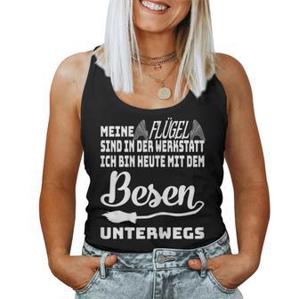 Women's Meine Flügel Sind In Der Werkstatt Cool Sayings Tank Top Frauen - Geschenkecke