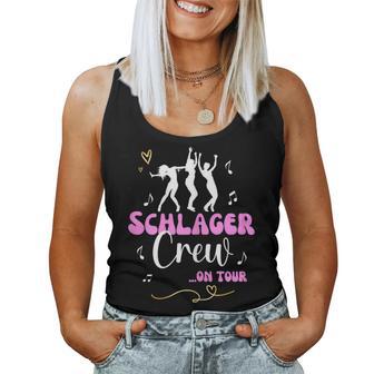 Women's Schlager Crew On Tour Queen 2024 Hit Party Outfit Tank Top Frauen - Geschenkecke