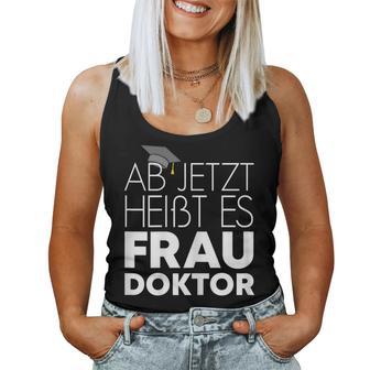 Women's Wife Doctor For Doctor's Title Promotion Tank Top Frauen - Geschenkecke