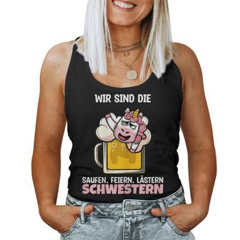 Women's Wir Sind Die Saufen Feistern W Tank Top Frauen - Geschenkecke