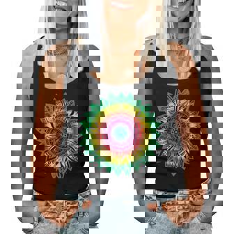Yoga Spirituel Méditation Zen Cadeau Tournesol Mandala Débardeur pour femme - Cadeauxyz