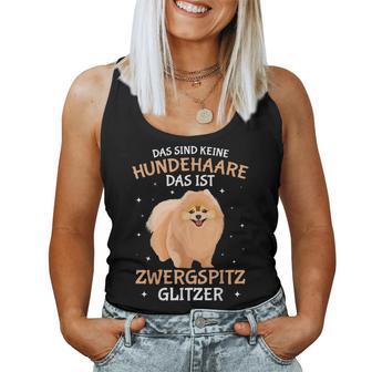 Zwergspitz Glitter Pomeranian Dog Woman Tank Top Frauen - Geschenkecke