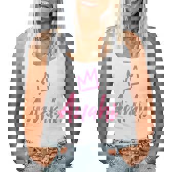 Anahi The Queen Pink Crown & Name For Called Anahi Women Tank Top - Monsterry