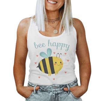 Bee Happy Señoras Apicultor Niños Miel Abeja Camiseta sin mangas para mujer - Regaloses