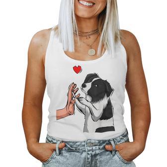 Border Collie Love Dogs Mama Female Tank Top Frauen - Geschenkecke