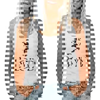 Boyd Clan Scottish Family Name Scotland Heraldry Women Tank Top - Monsterry