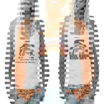 Casual Chic No Rain No Rainbows Graphic Women Tank Top - Monsterry