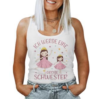 Children's Ich Werde Große Schwester 20242025 Princess Girls' Tank Top Frauen - Geschenkecke