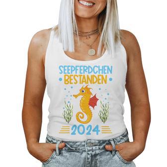 Children's Seahorse Bestanden 2024 Early Swimmer Badge Tank Top Frauen - Geschenkecke