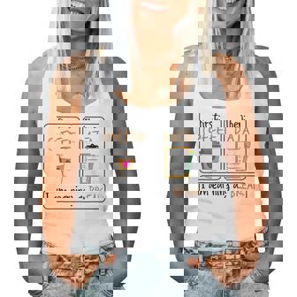 First Coffee Then Data I Am Earning A Break Iep Teacher Women Tank Top | Seseable UK