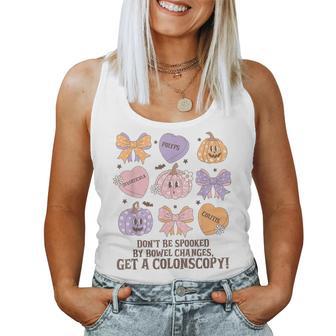 Gi Nurse Halloween Get A Colonscopy Gastroenterology Pumpkin Women Tank Top - Thegiftio UK