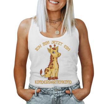 Ich Bin Jetzt Ein Kindergartenkind Giraffe Tank Top Frauen - Geschenkecke