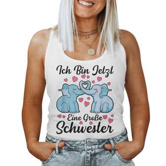 Ich Bin Jetzt Eine Große Schwestern Tank Top Frauen - Geschenkecke